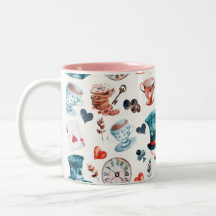 Tasse 2 Couleurs Motif de fête de thé au Pays des Merveilles Fantai