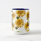 Tasse 2 Couleurs Motif de la fête des mères (Centre)