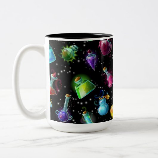 Tasse 2 Couleurs Motif de potions magiques (Gauche)