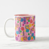 Tasse 2 Couleurs Motif de sucrerie de lucettes (Gauche)