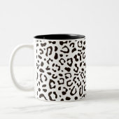 Tasse 2 Couleurs Motif Empreinte de léopard tendance (Gauche)