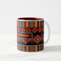 Motif ethnique géométrique du sud-ouest
