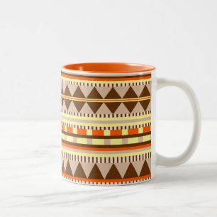 Tasse 2 Couleurs Motif géométrique