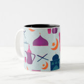 Tasse 2 Couleurs Motif Joyeux Ramadan (Devant gauche)