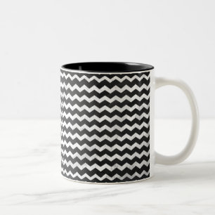 Tasse 2 Couleurs Motif Kohl Black Chevron