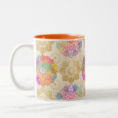 Tasse 2 Couleurs Motif Mandala (Gauche)