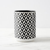 Tasse 2 Couleurs Motif noir et blanc (Centre)