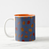 Tasse 2 Couleurs Motif photographique de feuille d'automne de (Gauche)