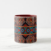 Tasse 2 Couleurs Motif Rustique Sud-Ouest (Centre)
