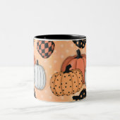 Tasse 2 Couleurs Motif sans couture avec le jour de (Centre)