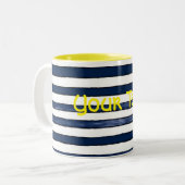 Tasse 2 Couleurs Motif sans joint Abstrait (Devant gauche)