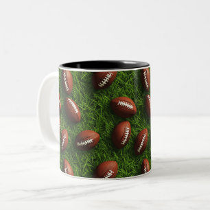Tasse 2 Couleurs Motif sportif américain de football