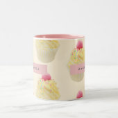 Tasse 2 Couleurs Motif Whimsical Personnalisé (Centre)