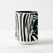Tasse 2 Couleurs Motif Zèbre (Centre)