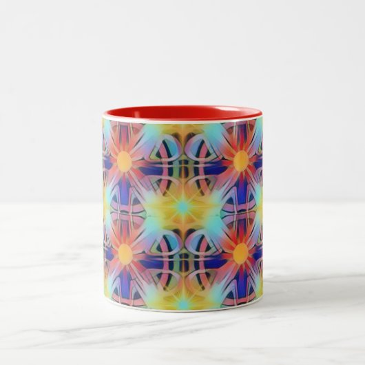 Tasse 2 Couleurs Motifs de Light Boho (Centre)