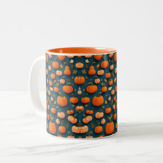 Tasse 2 Couleurs Motifs sans faille (Devant gauche)