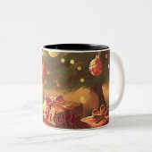 Tasse 2 Couleurs Motiv, mit Geschenken unterm Weihnachtsbaum 37016 (Devant droit)