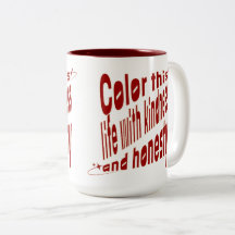 Motivation de la typographie rouge