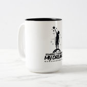 Tasse 2 Couleurs Motivational quote design  (Devant gauche)