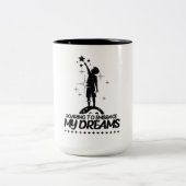Tasse 2 Couleurs Motivational quote design  (Centre)
