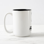 Tasse 2 Couleurs Motivational quote design  (Gauche)