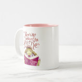Tasse 2 Couleurs Motivationnel L. Frank Baum Citation Aquarelle Tur (Devant gauche)