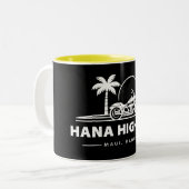 Tasse 2 Couleurs Moto Hana Highway Maui Hawaii (Devant gauche)