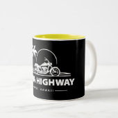 Tasse 2 Couleurs Moto Hana Highway Maui Hawaii (Devant droit)