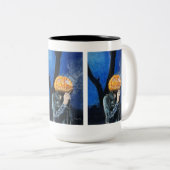 Tasse 2 Couleurs Moto sans tête (Devant droit)