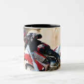 Tasse 2 Couleurs Motocross (Centre)