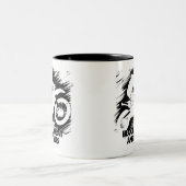 Tasse 2 Couleurs Motocross Sport Concurrentiel Motorcycle Course (Centre)