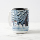 Tasse 2 Couleurs Motoneige (Devant gauche)