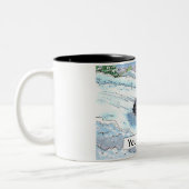 Tasse 2 Couleurs Motoneige - Dessin masculin (Gauche)