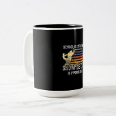 Tasse 2 Couleurs Motoneige Motoneige (Devant gauche)