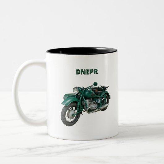 Tasse 2 Couleurs Motorcycle Dnepr (Gauche)