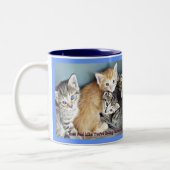 Tasse 2 Couleurs Mouche de chaton (Gauche)