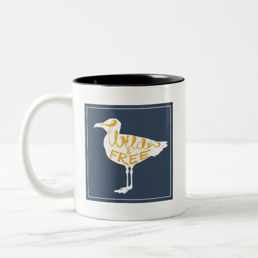 Tasse 2 Couleurs Mouette | sauvage et libre (Gauche)
