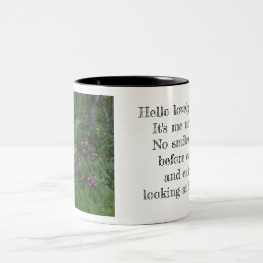 Tasse 2 Couleurs Moufle du matin (Centre)