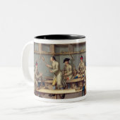 Tasse 2 Couleurs Moulage des granules de poudre (Devant gauche)