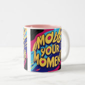 Tasse 2 Couleurs Mouler Vos Moments (Devant droit)