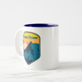 Tasse 2 Couleurs Mount Flume New Hampshire Sunrise (Devant gauche)