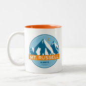 Tasse 2 Couleurs Mount Russell California Stars Moon (Gauche)