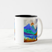 Tasse 2 Couleurs Mountain Vista (Devant droit)