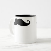 Tasse 2 Couleurs Moustache ! (Devant gauche)