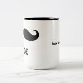 Tasse 2 Couleurs Moustache (Centre)