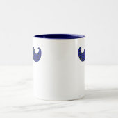 Tasse 2 Couleurs Moustache bleue (Centre)