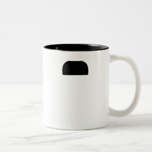 Tasse 2 Couleurs Moustache de brosse à dents