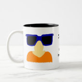 Tasse 2 Couleurs Moustache d'Incognito & Mustache de verre (Gauche)