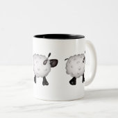 Tasse 2 Couleurs Mouton (Devant droit)