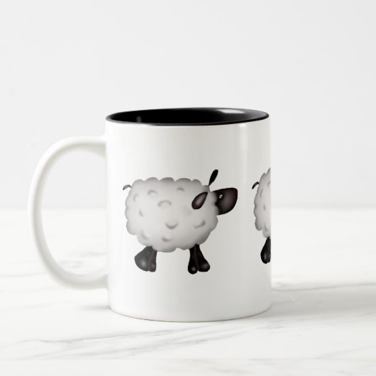 Tasse 2 Couleurs Mouton (Gauche)